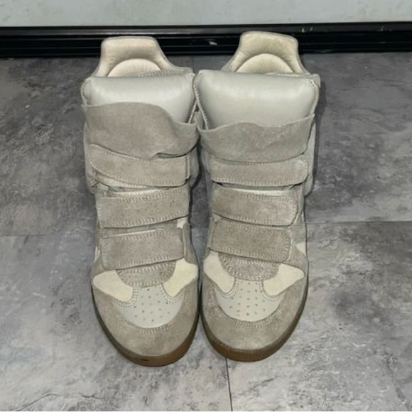 ISO ISABEL MARANT BEKETT WEDGE SNEAKERS - Picture 6 of 7